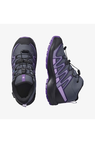 Salomon Xa Pro V8 Mid Waterproof Çocuk Bot-30726 Gri