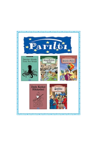 -hediyeli- Parıltı Beyaz Diş 5 Kitap Dünya Klasikleri Seti 4. Ve 5. Sınıf
