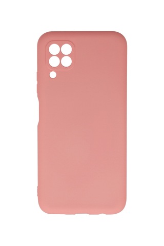 Huawei P40 Lite Uyumlu İçi Kadife Lansman Tasarım Silikon Telefon Kılıfı Pembe