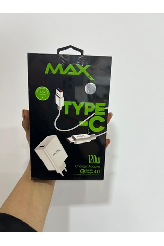 T-Max FC1025 1M 120 W Type-c Usb Şarj Cihazı Adaptör Kablo Set