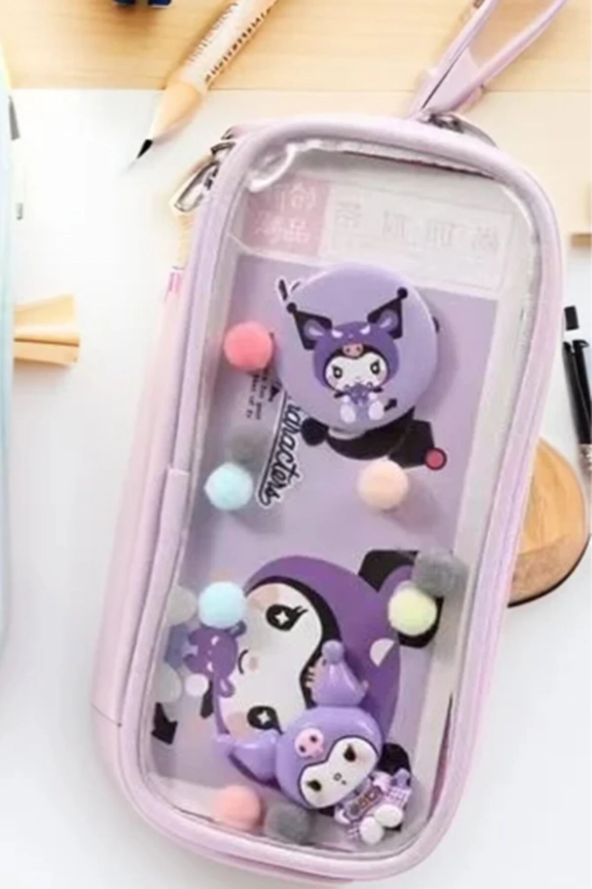 Sevimli Kuromi Ve My Melody Kalem Kutusu Mor