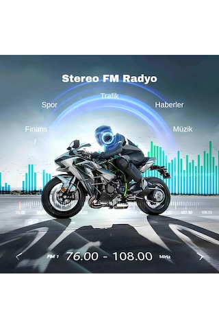 Moman Rs-s Motosiklet İnterkomu Tek Kanallı