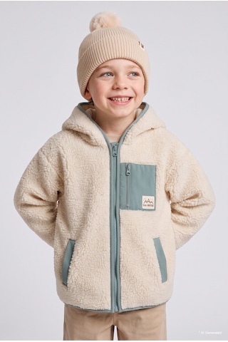 Defacto Dokuma Etiketli Triko Bere Erkek Bebek Y6262a226wnbg186 Bej-bg186