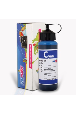 Canon Bitmeyen Kartuşlu Yazıcı Mürekkebi 500 ML - 4 Renk Seçenekli