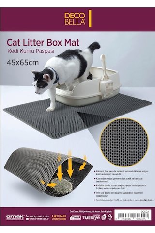 Devigo Kedi Kumu Paspası Elekli Kedi Paspası 65 x 45 CM