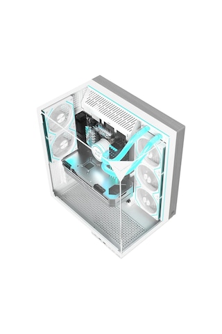 Powerboost Eclıpse Usb 3.0 Usb-c Tempered Glass 8xargb Fanli Atx Mid Tower Beyaz Gaming Kasa
