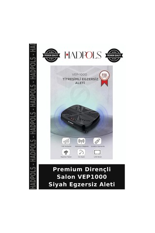 Premium Dirençli Salon Vep1000 Siyah Egzersiz Aleti