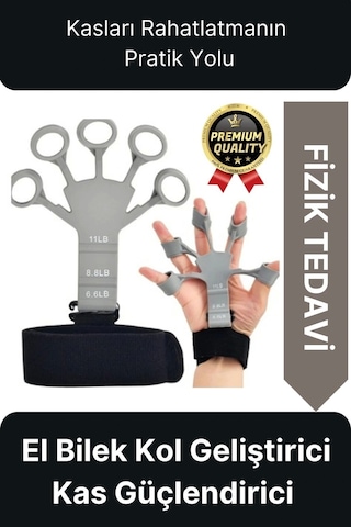 Pratik Silikon El Bilek Parmak Kol Kas Güçlendirici Geliştirici Fizik Egzersiz Lastik Kayışı Çok Renkli