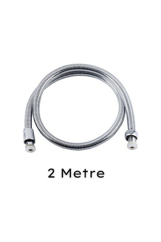 Yapıtaşı mega banyo uzun duş spiral hortumu 2metre