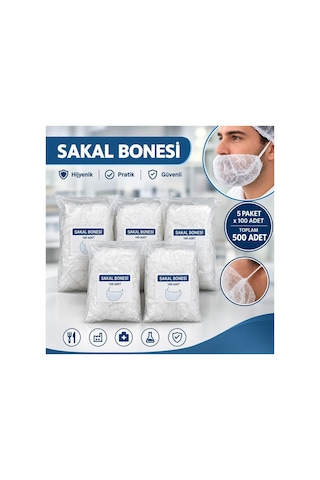 Sakal Bonesi 500 Adet Tela Kumaş - Gıda, Restoran, Mutfak Ve İşletmeler İçin