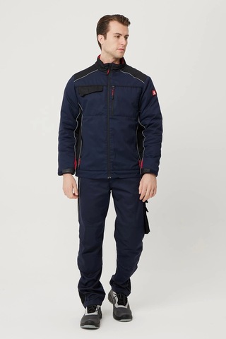 Allium Gabardin Mont Soğuk Havalarda Yüksek Koruma Lacivert-siyah