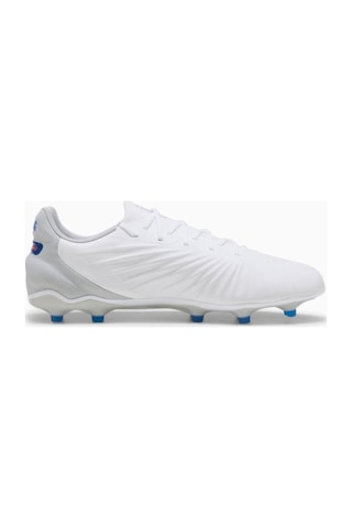 Puma King Match Fg/ag 107863 02 Beyaz & Mavi & Kırmızı Futbol Kramponu 001