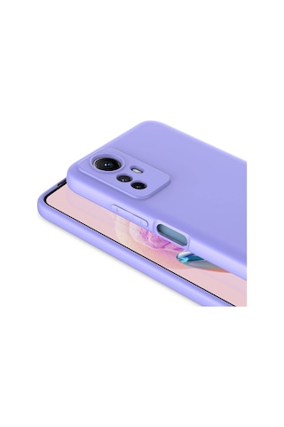 Redmi Note 12s Kılıf Tchs Mara Lansman Kapak - Lila Lila