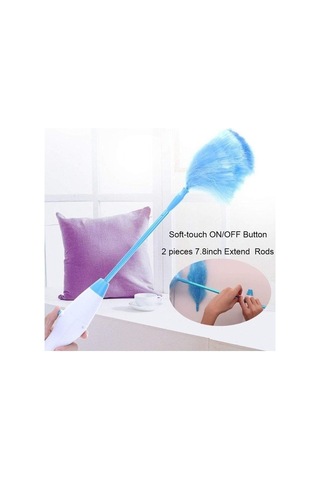 Createtech Yys-oı Toz Temizleme Süpürge Pencere Panjur Mobilya Kitaplık Fırçası Fırçası Elektrikli Bahar Ayarlanabilir Aracı Rb