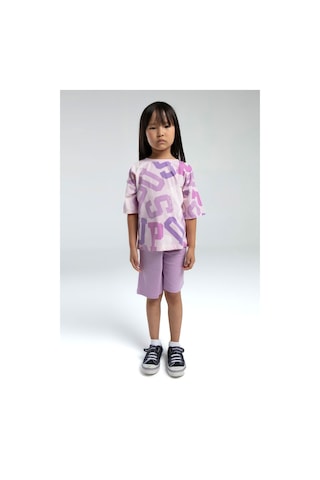 U.s. Polo Assn. Kız Çocuk Pembe Bermuda Takım Us2085 Pembe