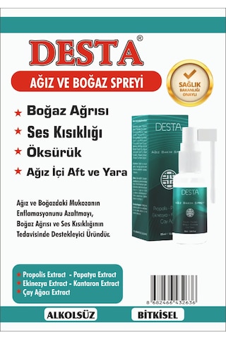 Desta Ağız Ve Boğaz Sprey 25 ML