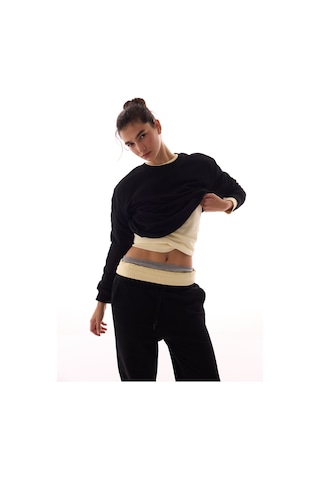 Penti Siyah Oversize Active Sweatshirt
