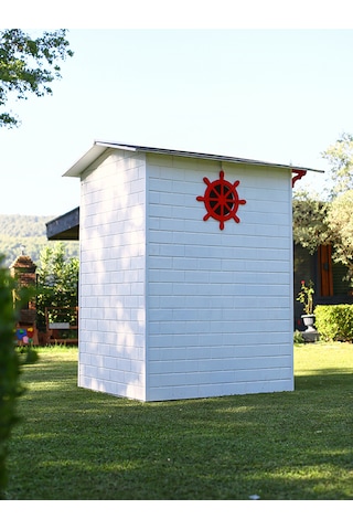 Mandu Ahşap Soyunma Kabini Xl Sarı