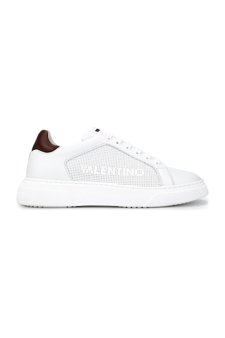 Mario Valentino Erkek Hakiki Deri Beyaz Sneakers & Spor Ayakkabı 1040 92s3913 Erk Ayk Y26 Bıanco/marrone