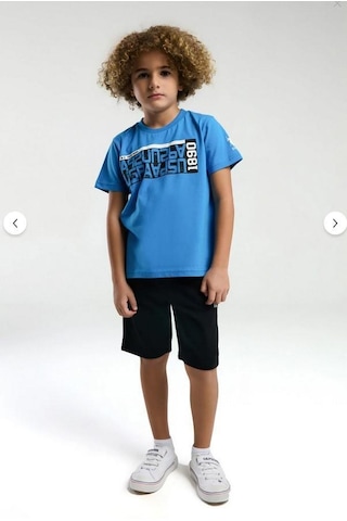 Aykidsclup U.s. Polo Assn Erkek Çocuk Bermuda Takım 2051-m Mavi