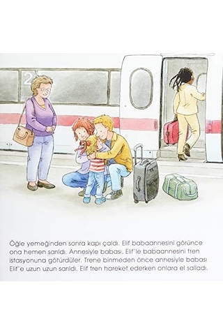Elif Babaannesiyle Dedesini Ziyaret Ediyor İlk Okuma Kitabım