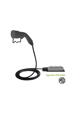 Plugen V2l Adaptör 5 Metre 3'lü Uzatma Prizli - Mg Uyumlu Araçtan 220v Priz Çıkışı S/g