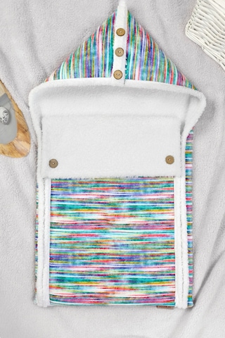 Bebek Dış Kundak Battaniyesi Uyku Tulumu Bebek Arabası Puset Minderi Örtüsü Fluffy Battaniye Bb-504