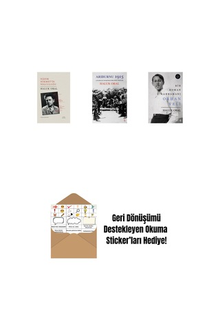 Nazım Hikmet'in Yolculuğu Ciltli + Arıburnu 1915 Ciltli + Bir Roman Kahramanı Orhan Veli Ciltli + Okuma Sticker'ları