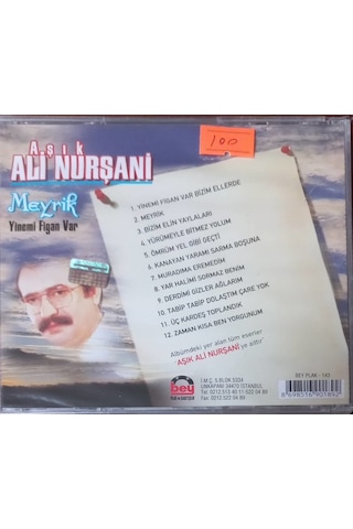 Plak Değildir Cd Dir Cd Aşık Ali Nurşani Yinemi Figan Var Meyri