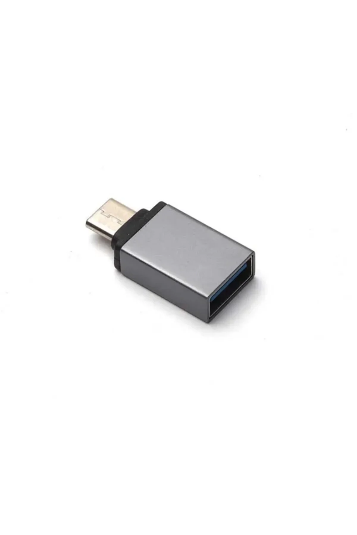Type-c Flash Bellek Takma Aparatı Usb-c To Usb Dönüştürücü Otg Gri