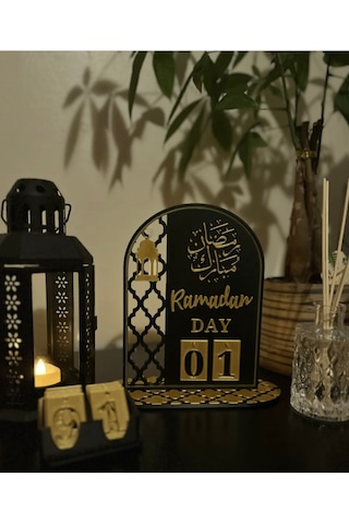 Owl Global Ramazan Takvimi,gün Sayacı, Dekoratif Masaüstü Organiz