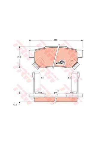 Honda Civic City Jazz Arka Fren Balata Takımı 43022-sd2-a00 43022