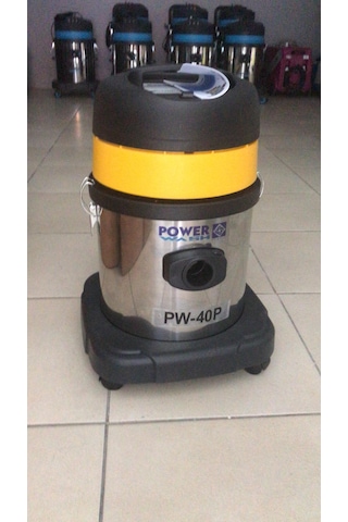 Powerwash Pw-40p Çelik Gövdeli Tek Motorlu Islak Kuru Süpürge