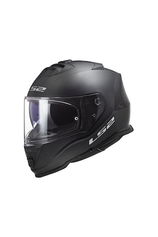 Ls2 Storm Mat Siyah Kapalı Motosiklet Kask