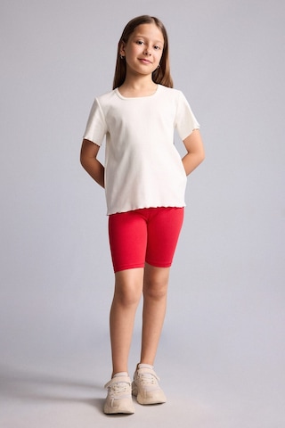 Defacto Kısa Boy Tayt Kız Çocuk B5591a826hsrd282 Kırmızı-rd282