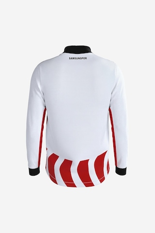 25/26 Hummel Samsunspor Uzun Kollu Çubuklu Forma Beyaz - Kırmızı