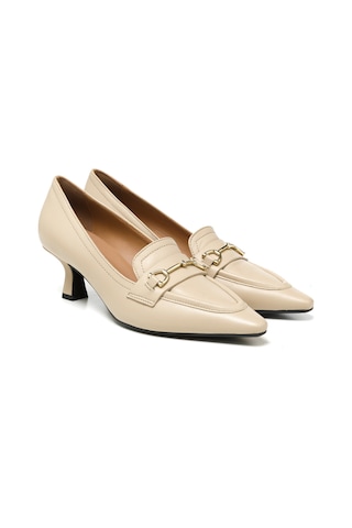 Topuklu/ Stiletto Kadın Diğer 64n0 Frau Nappa Alpaca Beige Çok Renkli