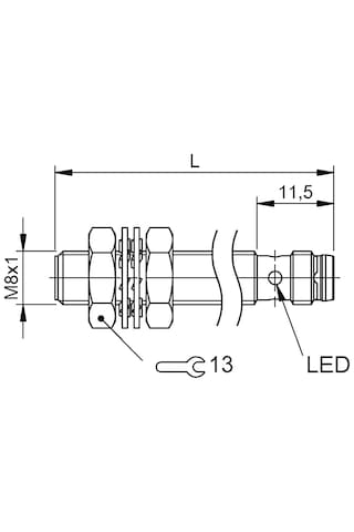 Bes01au Bes 516-324-g-s49-c Endüktif Yakınlık Anahtarları