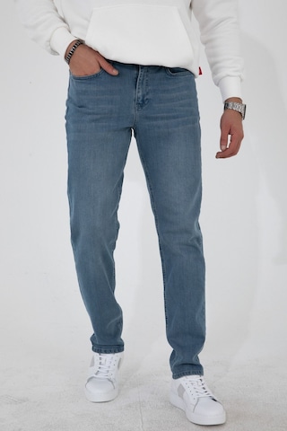 Hlt Jeans Hlthe003001 Taşlamalı Regular Fit Likralı Erkek Denim Kot Pantolon