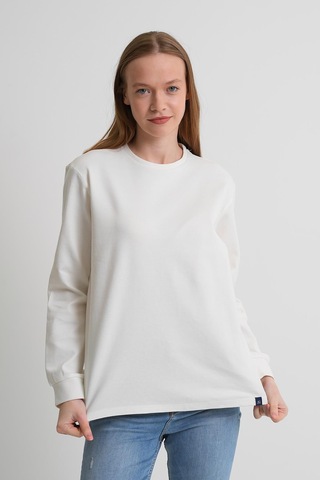 Alexander Gardi Alexandergardı Uzun Kollu Basic Sweatshirt Beyaz