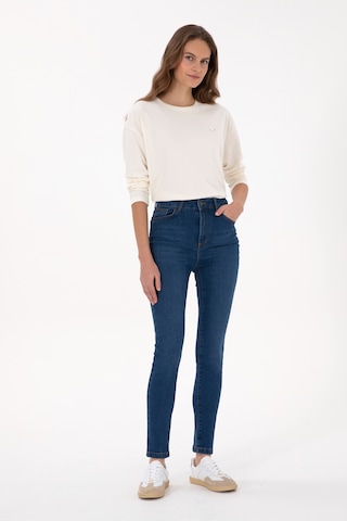 U.S. Polo Assn. Kadın Mavi Skinny Haigh Waist Fit Jean Pantolon 50316577-DN0022