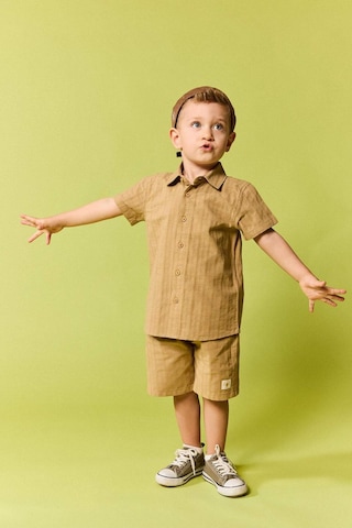 Defacto Pamuklu Şort Erkek Bebek H8152a526hsbg354 Bej-bg354