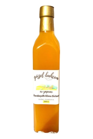 Güzel Bahçem Zerdeçallı Elma Sirkesi 500 ML