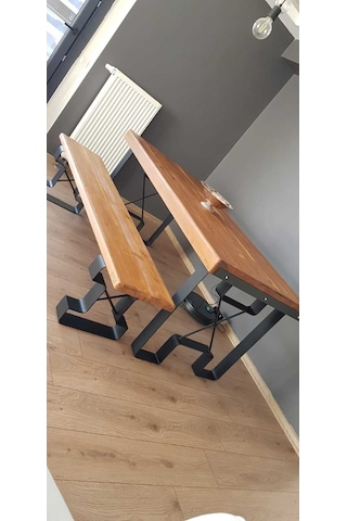 Deryawood Ahşap Yemek Masası-80x140