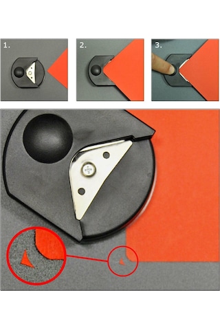 Olympia EZ60 A4 Sürgülü Giyotin + S100 Köşe Kesme Aparatı