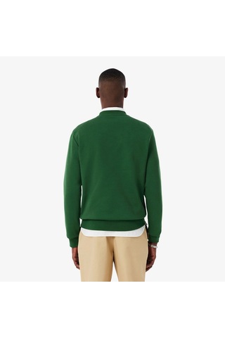 Lacoste Sh9608 Erkek Sweatshirt Yeşil