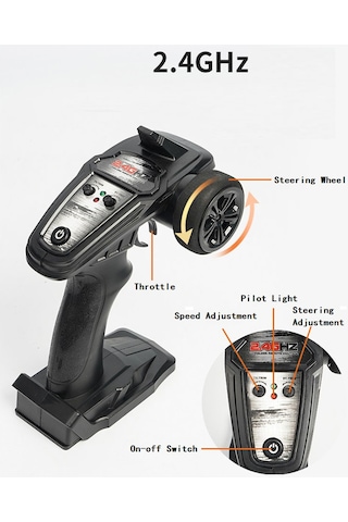 Seher Uzaktan Kumandalı 36 Km Hız Yapan 4x4 Arazi Aracı Yeşil Renkli