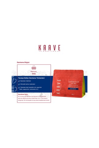 Kaave Roastery Italbar Espresso Çekirdek Kahve 250 G