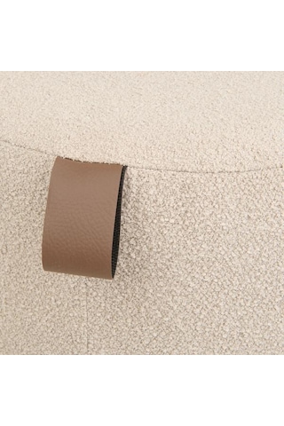 Just Home Teddy Puf - Gri - 42x38x38 Cm Gri