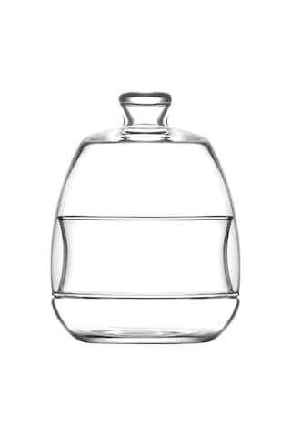 LAV Çilek Cam Şekerlik Tekli 255 ml Cam Kapaklı